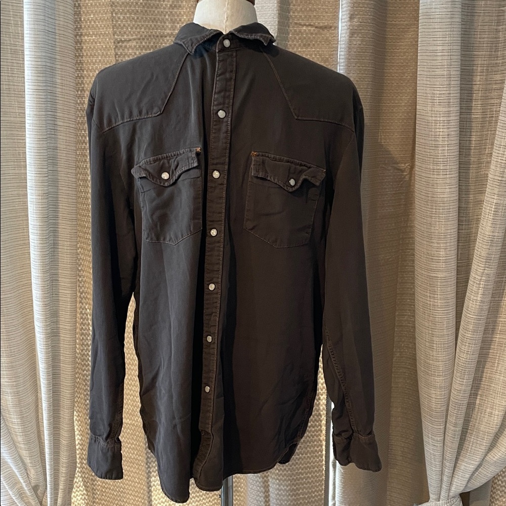 The Territory Ahead Charcoal Button-Up Shirt - Picture 2 of 9